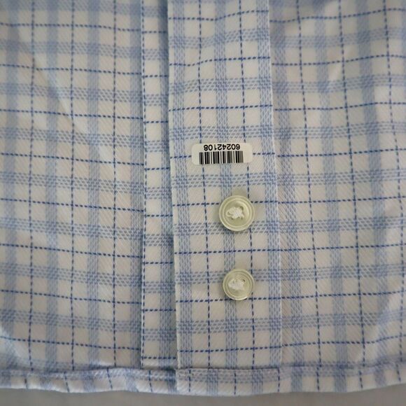 Suitsupply Men Sz 40-7 / 15 3/4L Plaid Egyptian Cotton Button Down L/S Shirt $12 - Picture 11 of 12